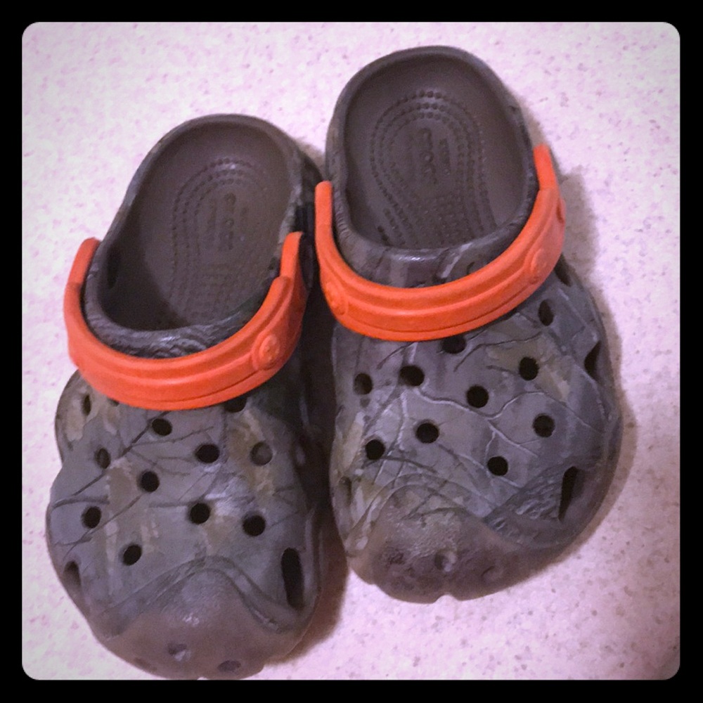 Kids Camo Crocs